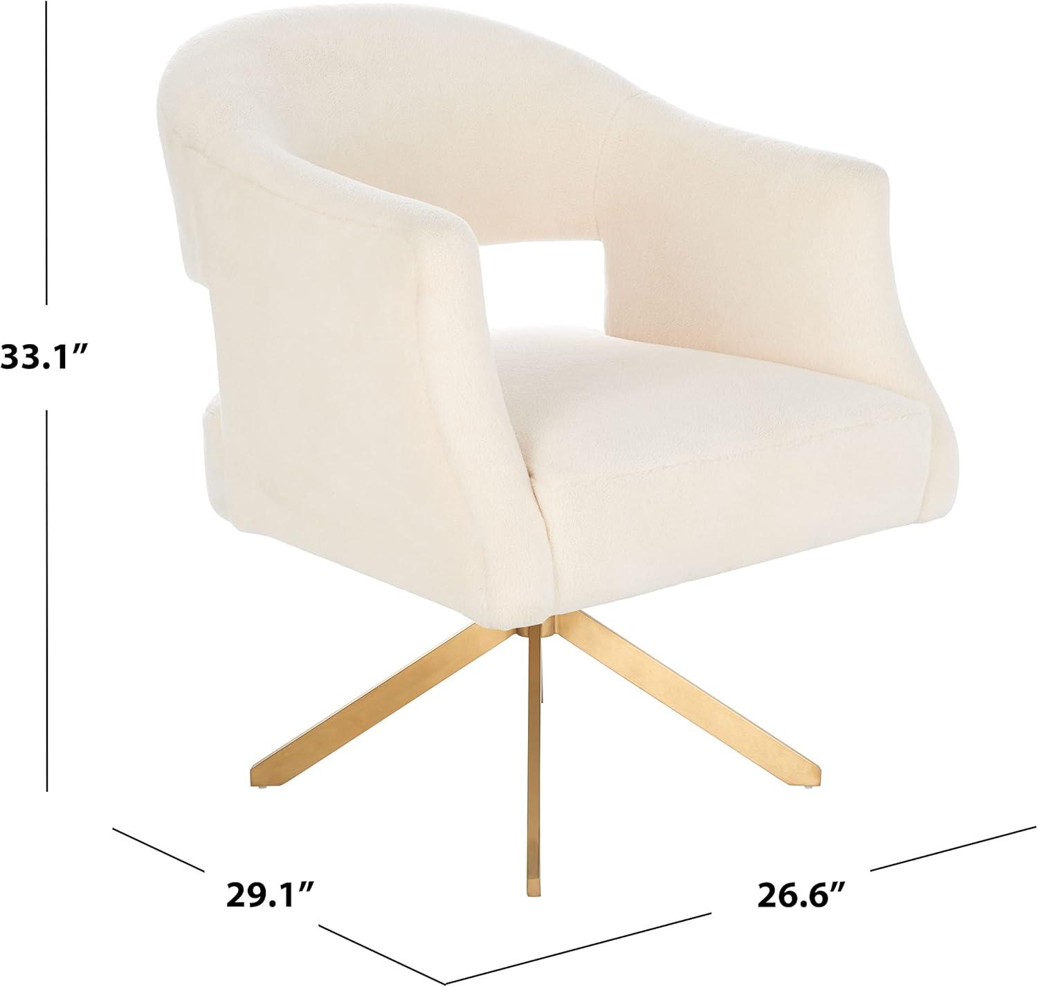 Quartz Swivel Accent Chair  - Safavieh