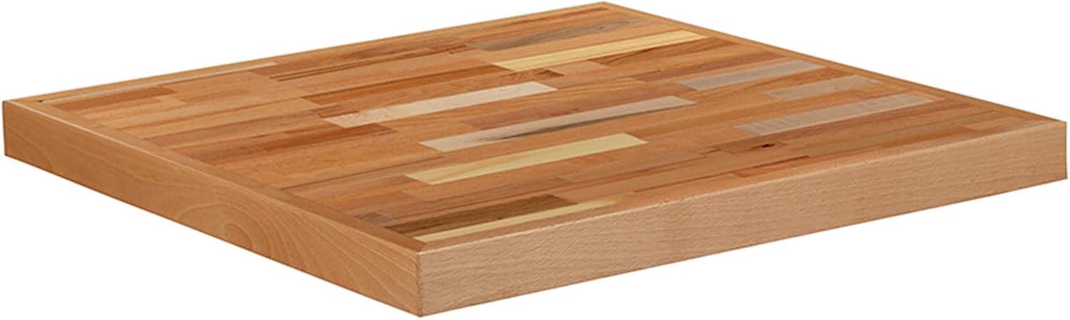 Mayfair Square Butcher Block Style Table Top - Restaurant Table Top