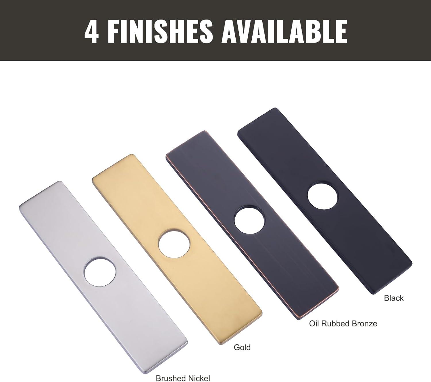 iVIGA iVIGA 10" Sink Faucet Hole Cover Deck Plate VCC06RB