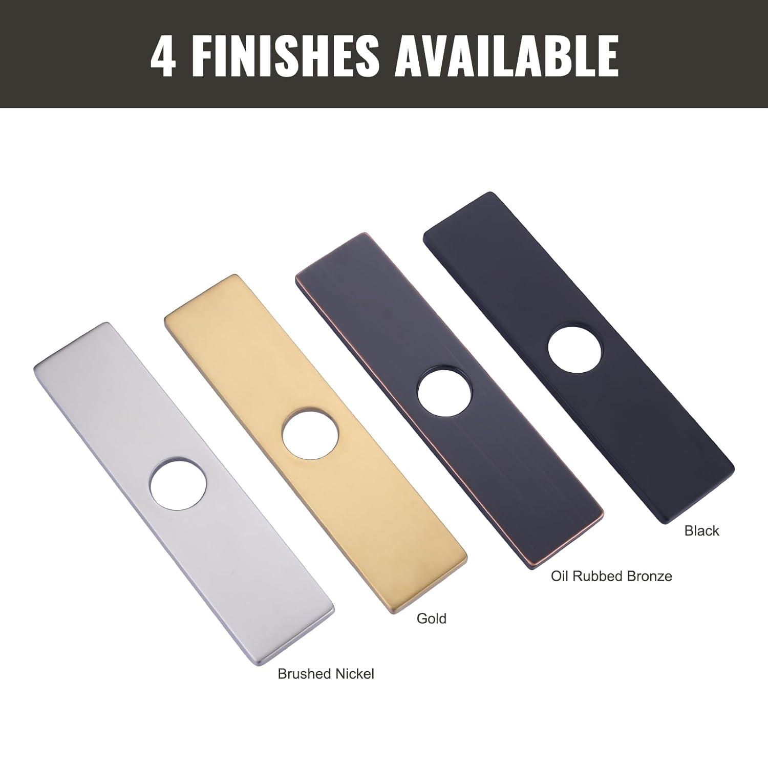 iVIGA iVIGA 10" Sink Faucet Hole Cover Deck Plate VCC06RB