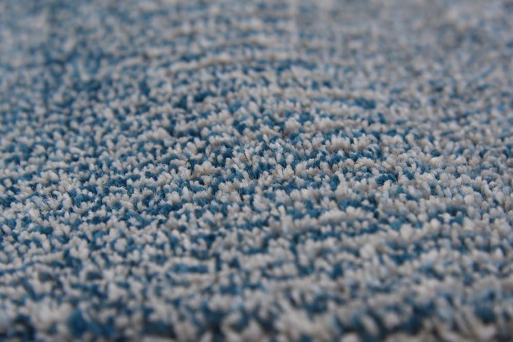 Unique Loom Estrella Round Abstract Modern Area Rugs, Blue