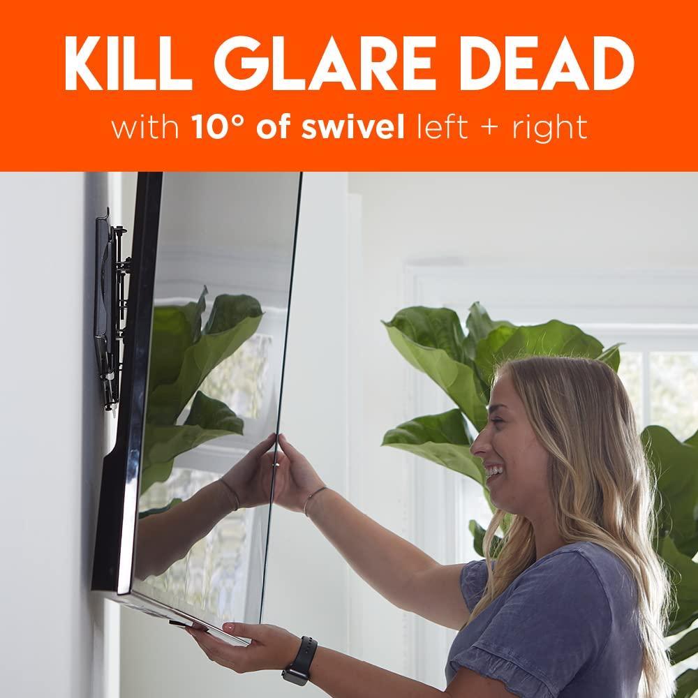 ECHOGEAR FullTilt TV Wall Mount, Extends to Enable Maximum Tilt Range for Up to 90 Inch TV Sets