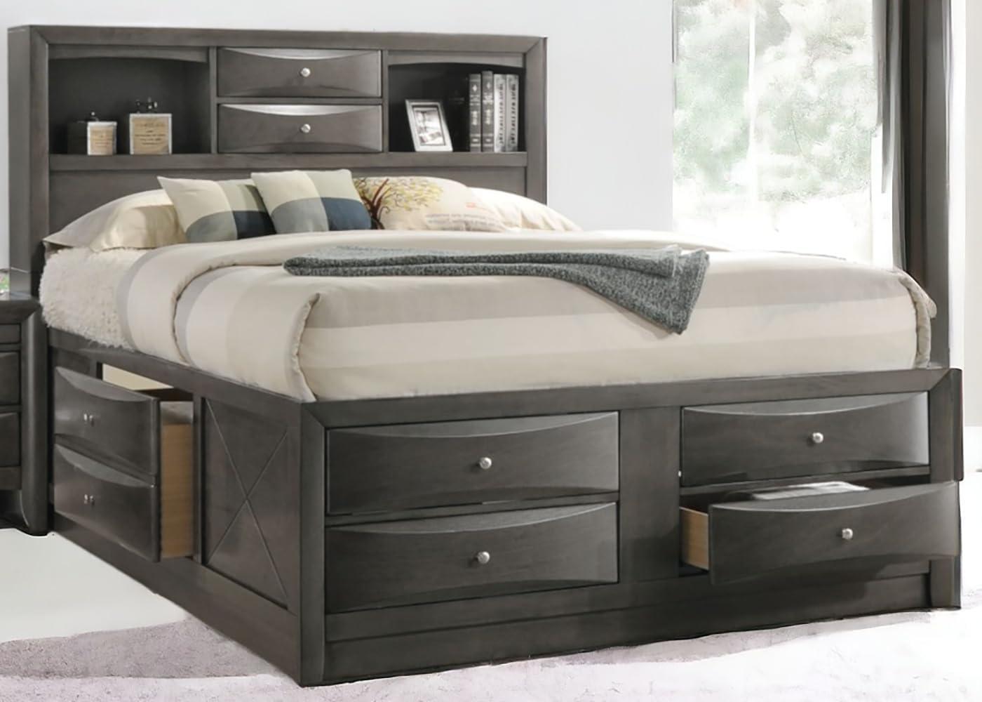 Wildon Home® Elyne Bookcase Storage Bed