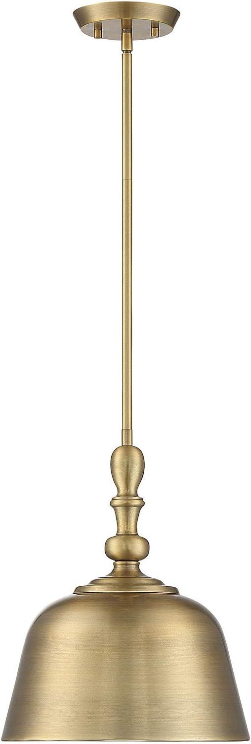 Savoy House Berg 1 - Light Pendant in  Warm Brass