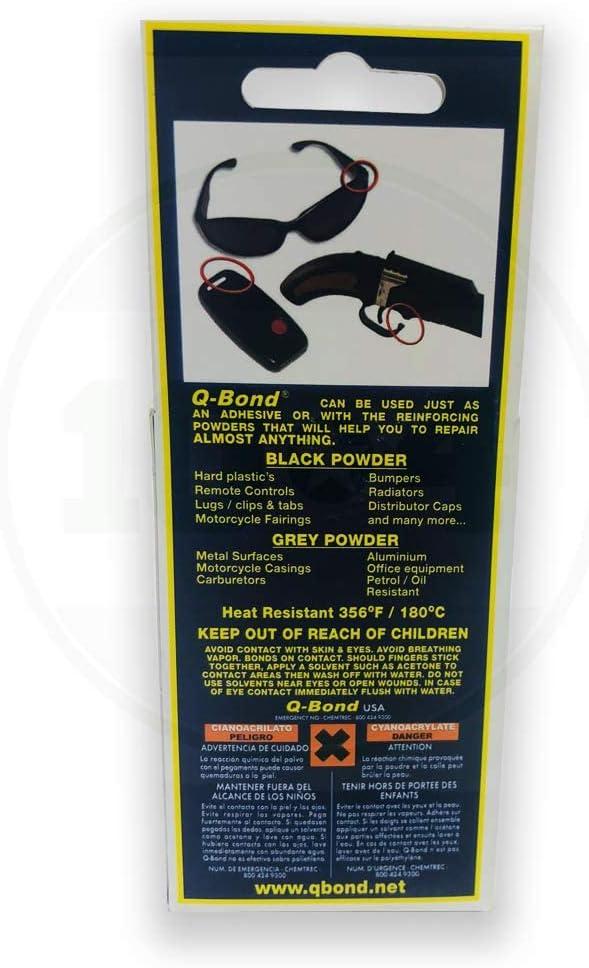 K Tool International Q-BOND KIT Fast Acting Automotive Adhesives, 0.32 oz Bottle