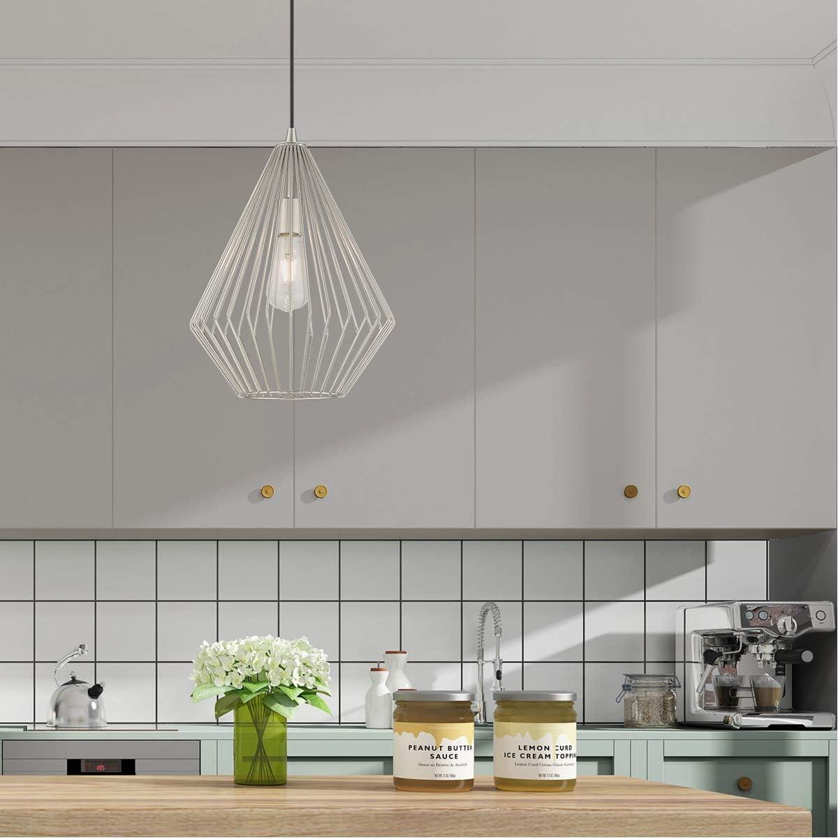 Livex Lighting Linz 1 - Light Pendant in  Brushed Nickel