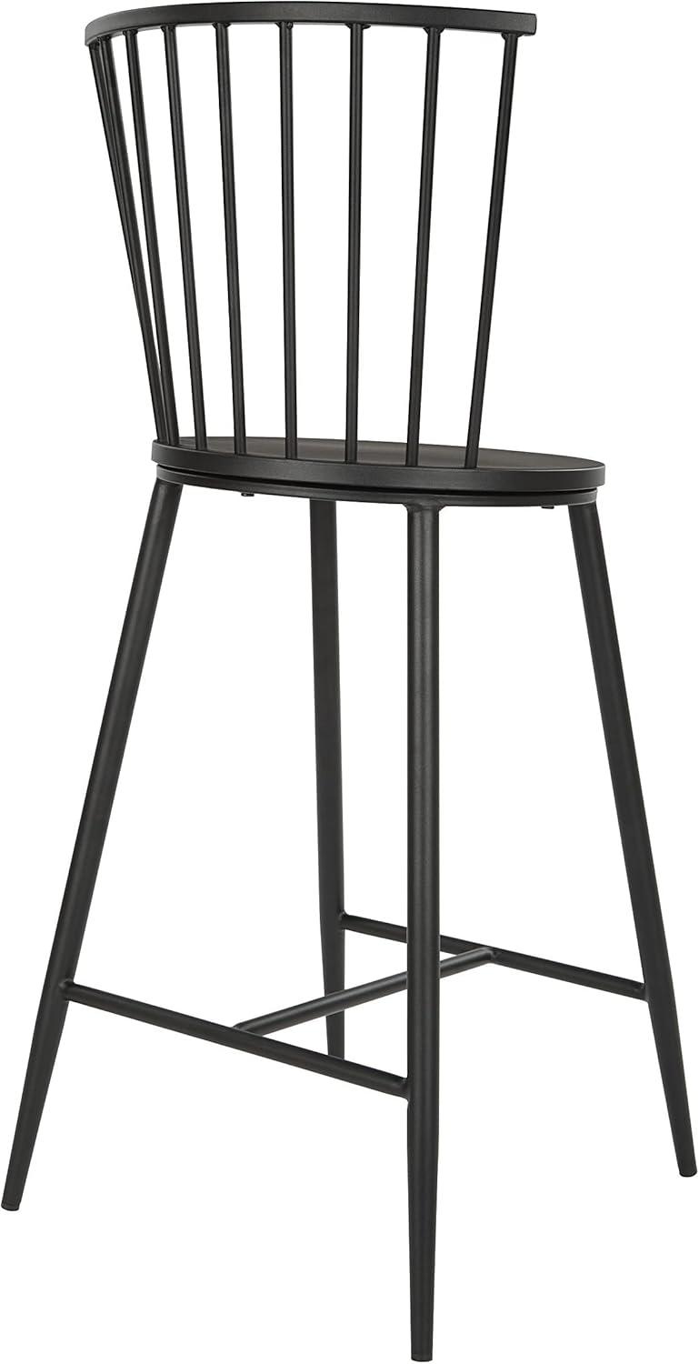 Bryce Counter Stool 26" with Black Metal Frame