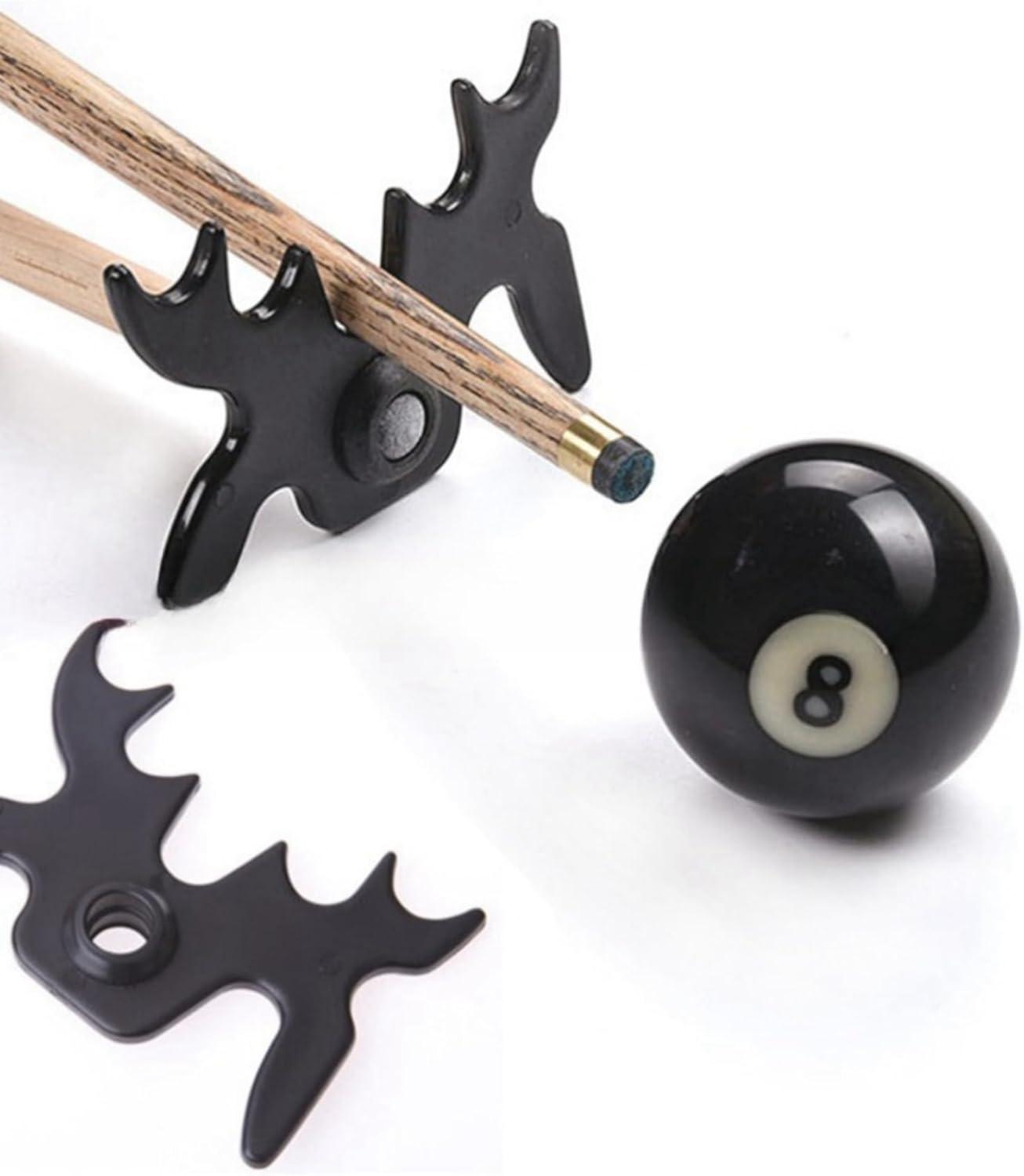 GSE Plastic Slip-On Billiard Cue Bridge Head – Moosehead Design, Universal Fit, Pool Billiard Accessories (2-Pack)