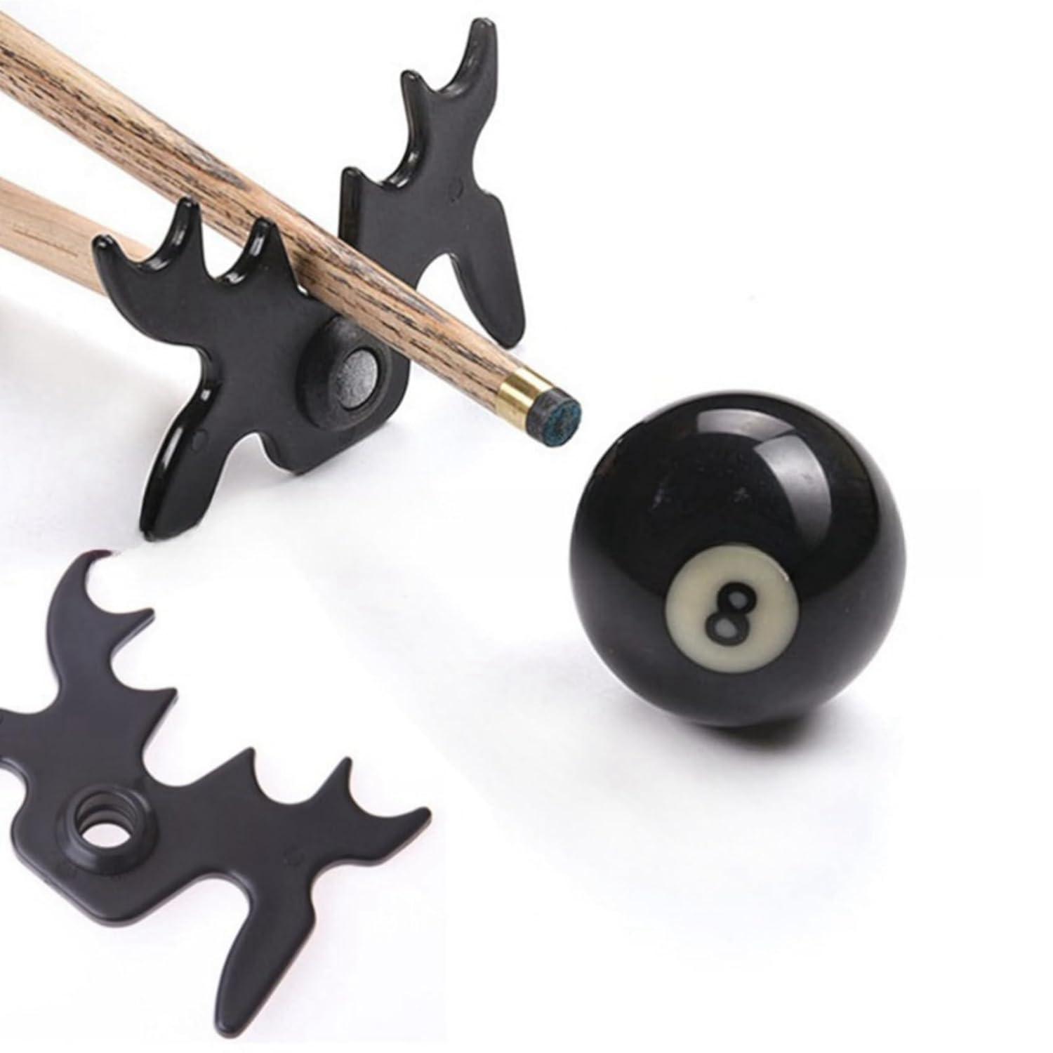 GSE Plastic Slip-On Billiard Cue Bridge Head – Moosehead Design, Universal Fit, Pool Billiard Accessories (2-Pack)