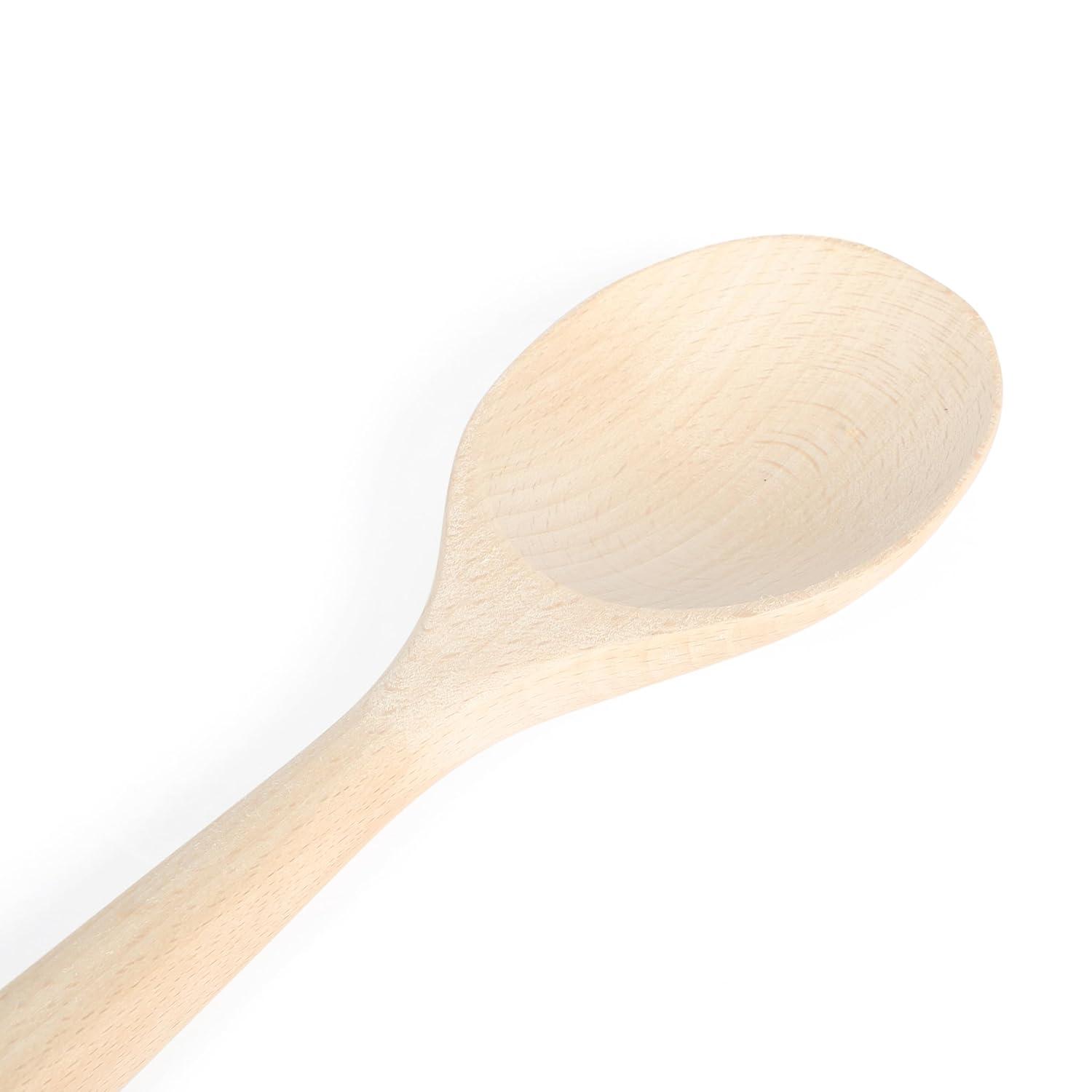 Extra Large 14" Beech Wood Mixing Spoon