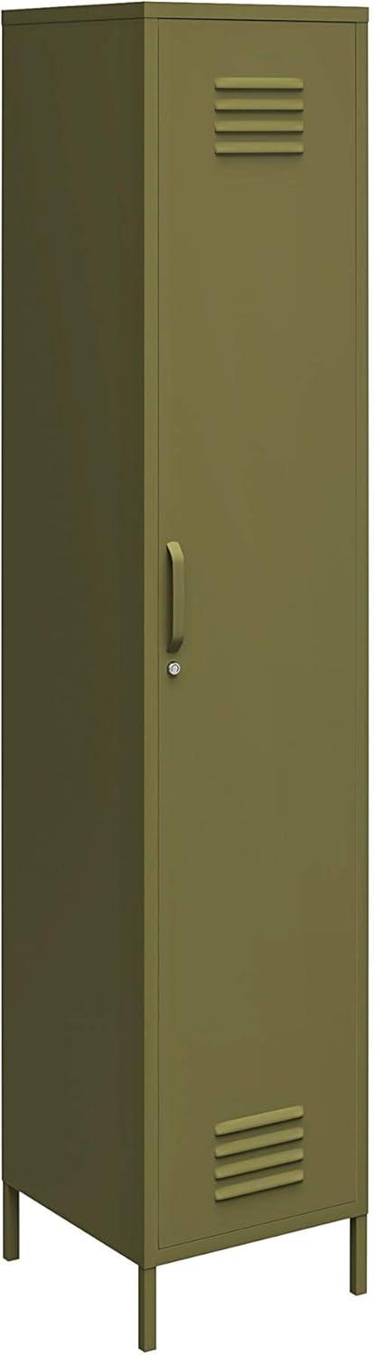 RealRooms Shadwick Single Metal Locker Storage Cabinet