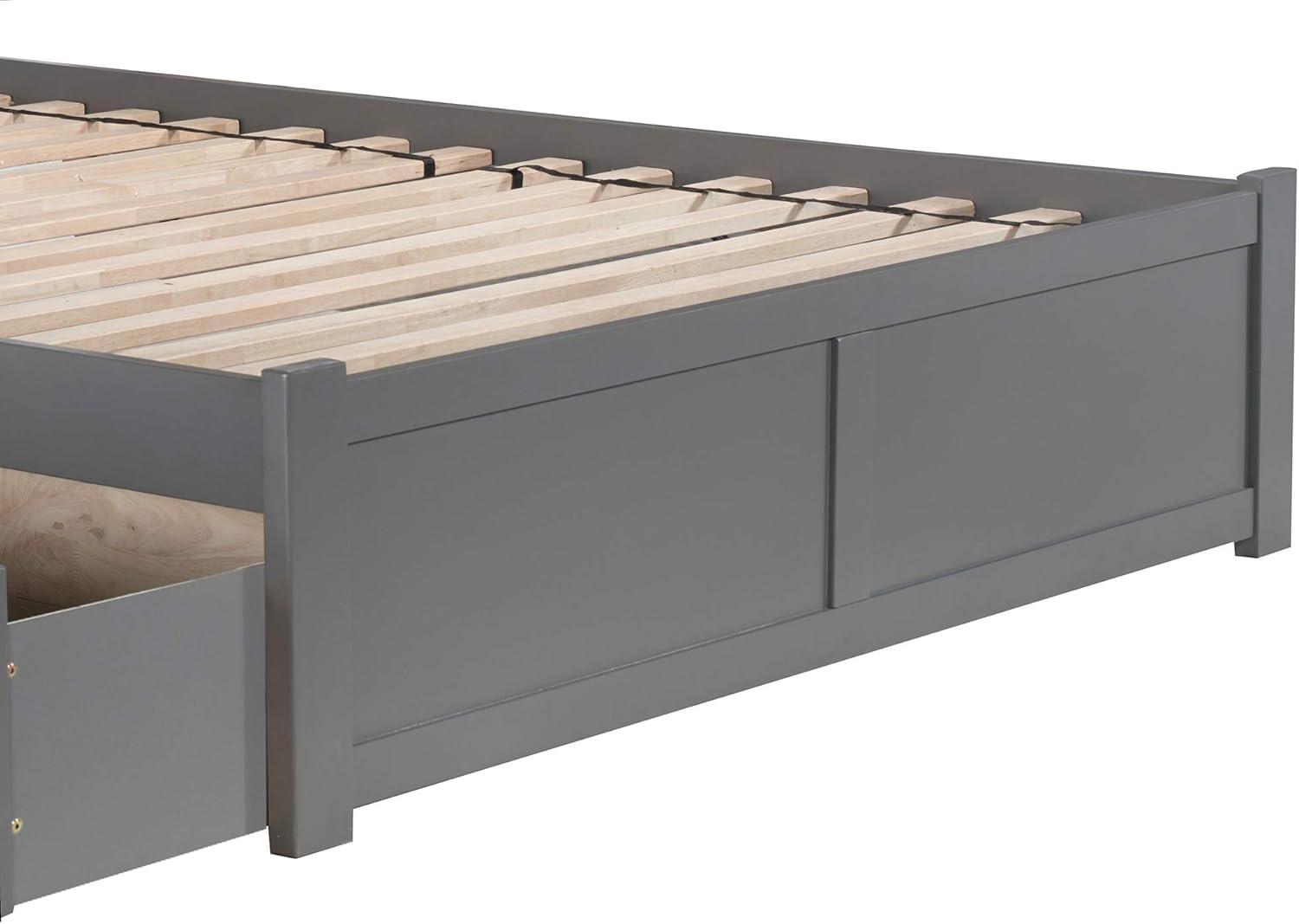 Madison Solid Wood Platform Storage Bed