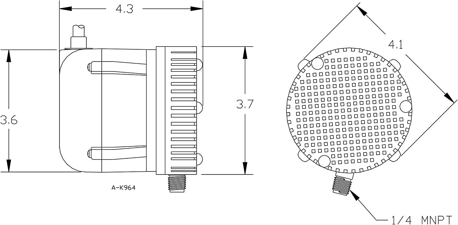 Little Giant 1-A 170 GPH 1/200 HP Permanently Oiled Direct Drive Pump | 500203