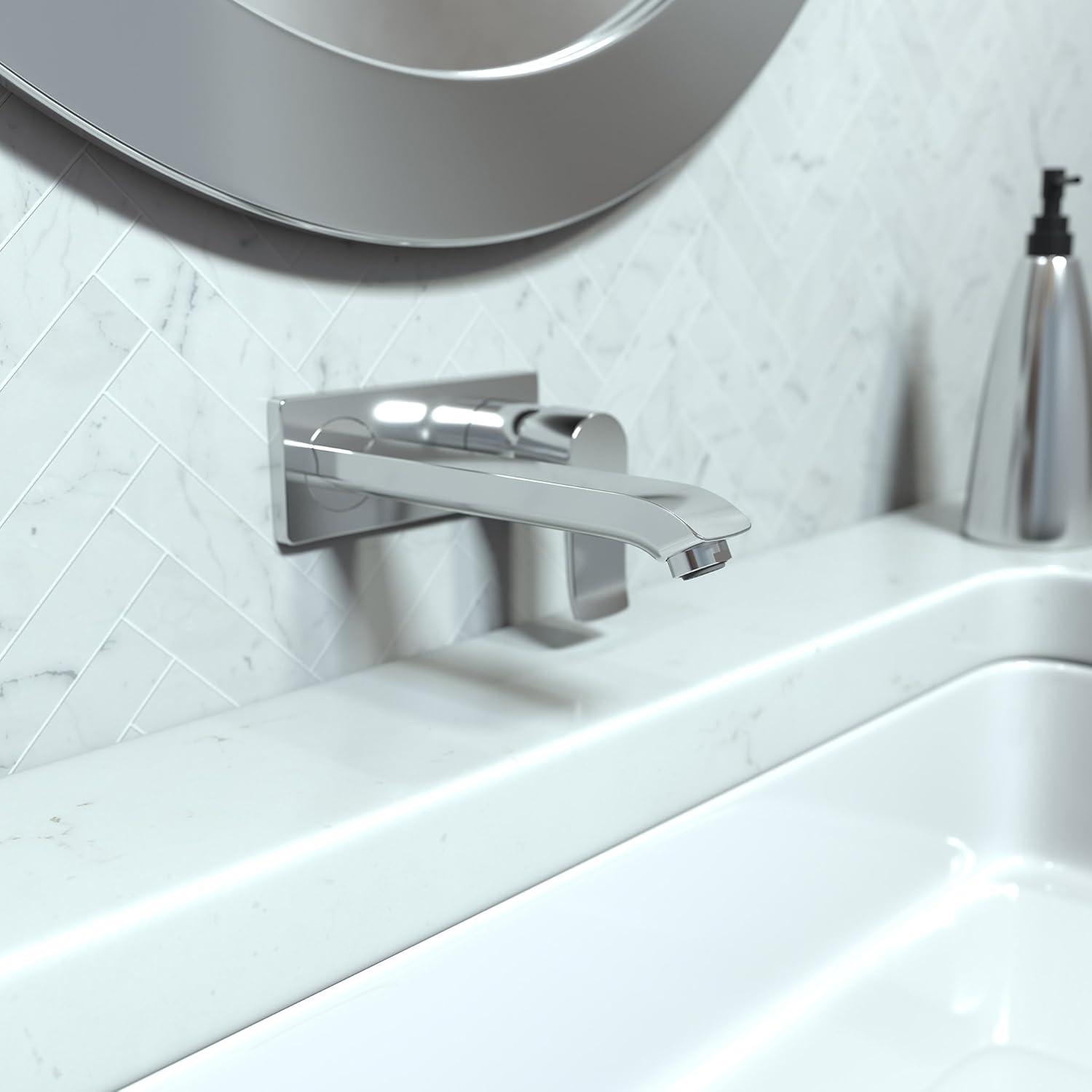 Metris E Wall Mounted Bathroom Faucet