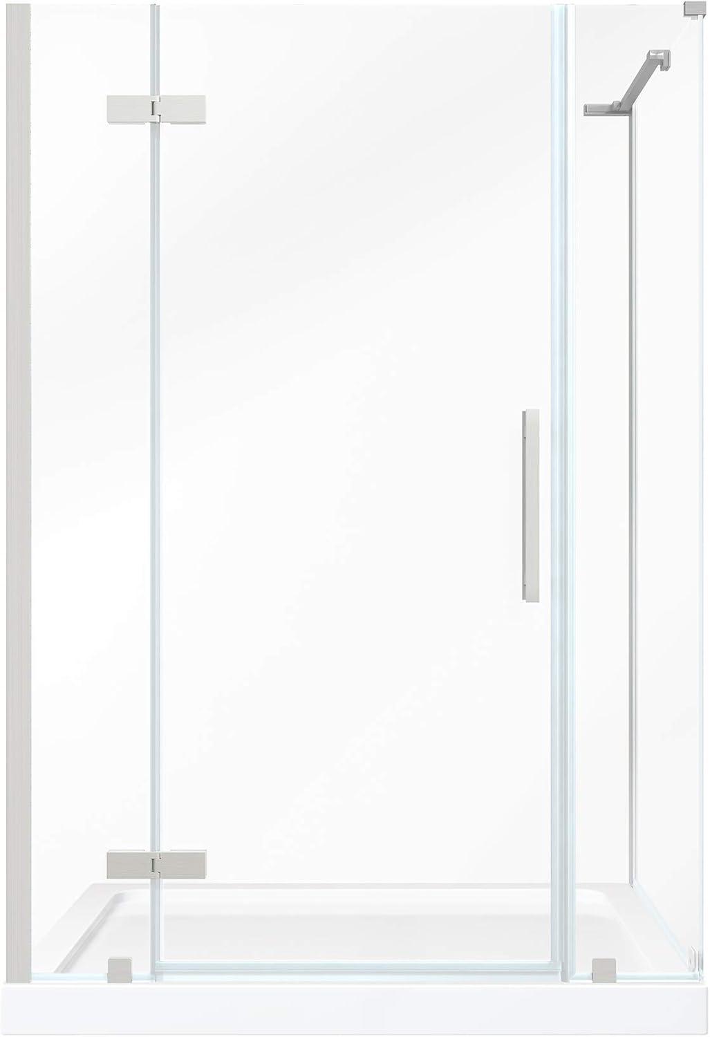 Endless Tampa 54.02'' W 72.01'' H Frameless Rectangle Reversible Shower Kit