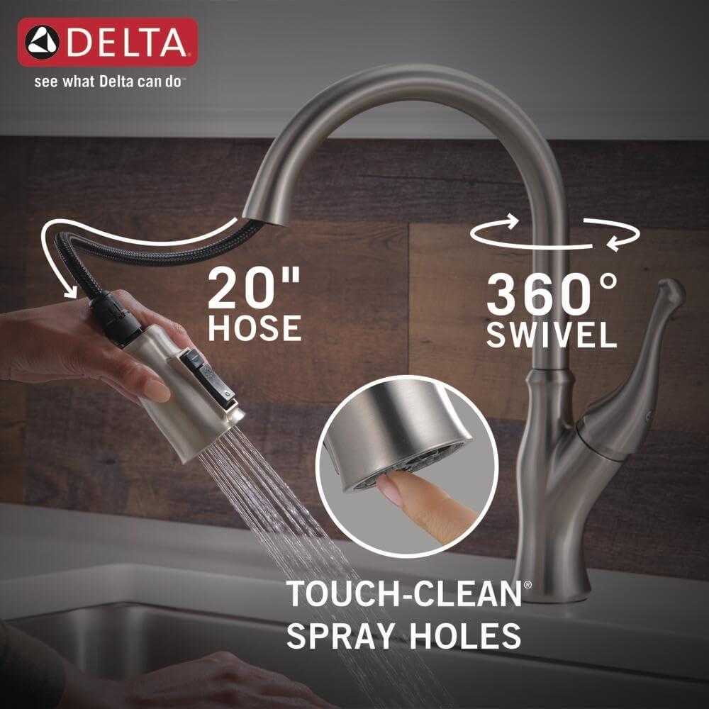 Ophelia Pull Down Single Handle Kitchen Faucet , add ShieldSpray to spray options