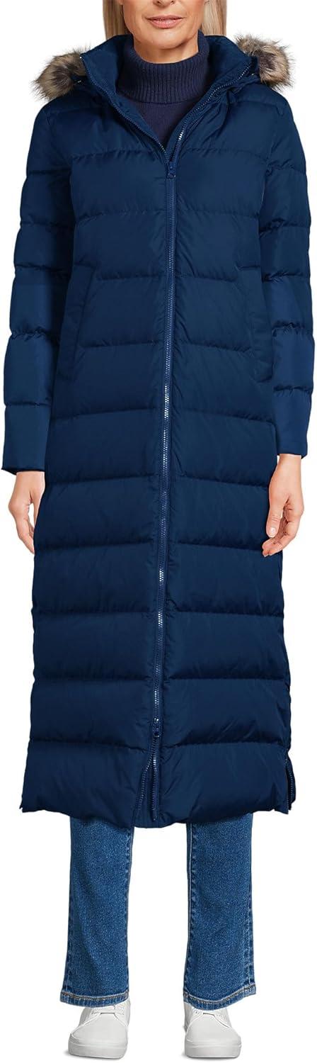 Lands' End Women's Outerwear Down Maxi Winter Coat