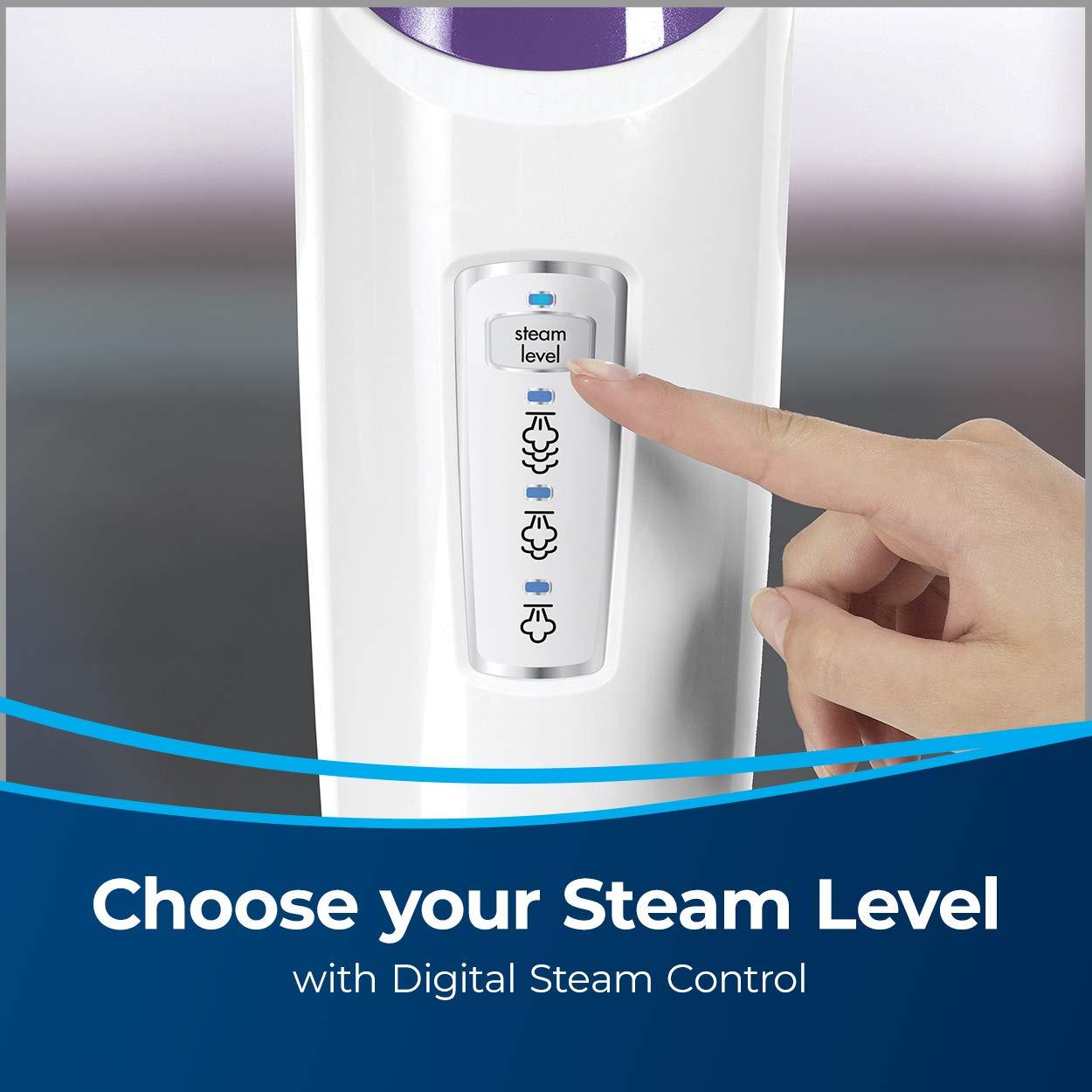 BISSELL PowerFresh Pet Scrubbing & Sanitizing Steam Mop for Hard Floors 19401