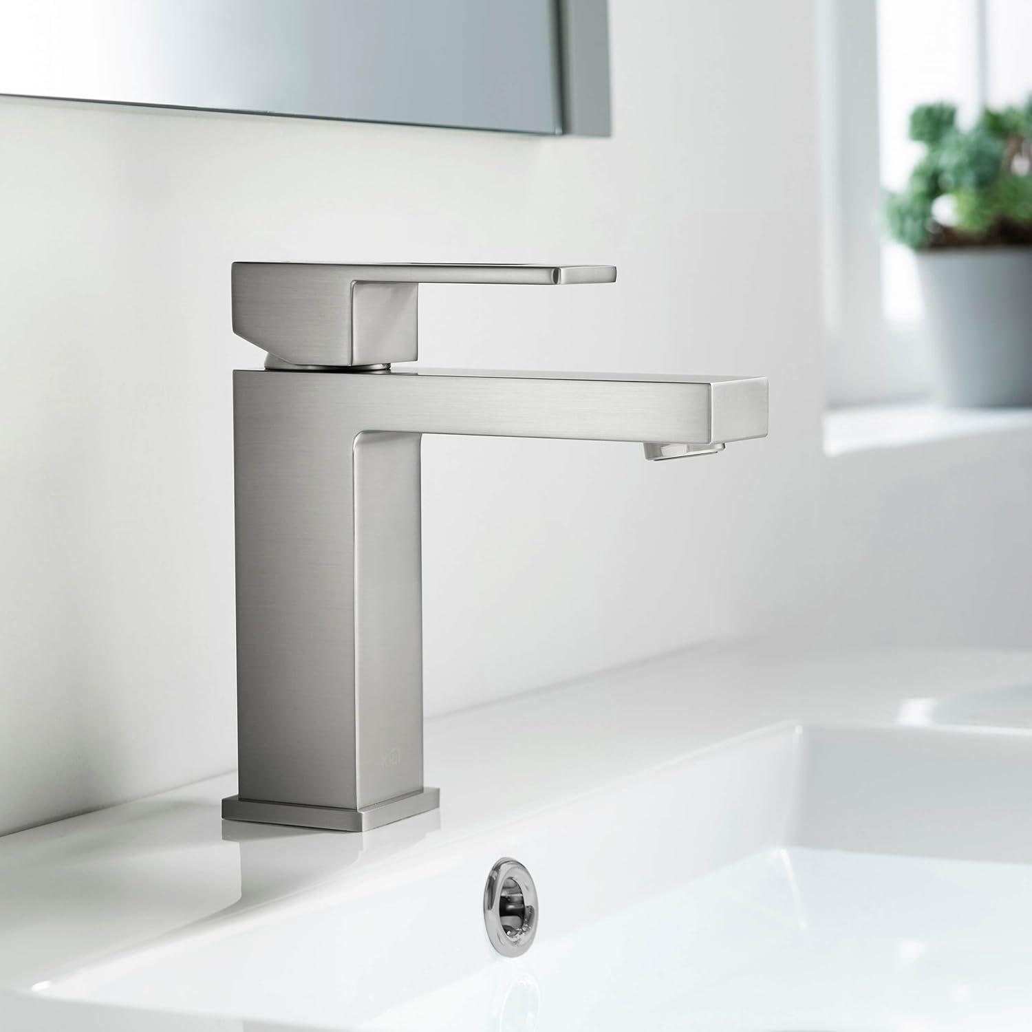 KIBI KBF1002BN Cube Single-Hole Single-handle Bathroom Faucet
