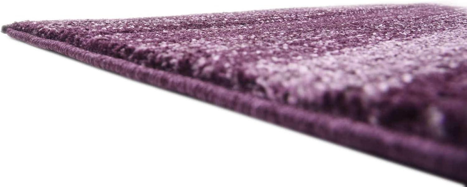 Unique Loom Del Mar Collection Area Rug - Sarah (7' 10" Square, Violet/ Purple)
