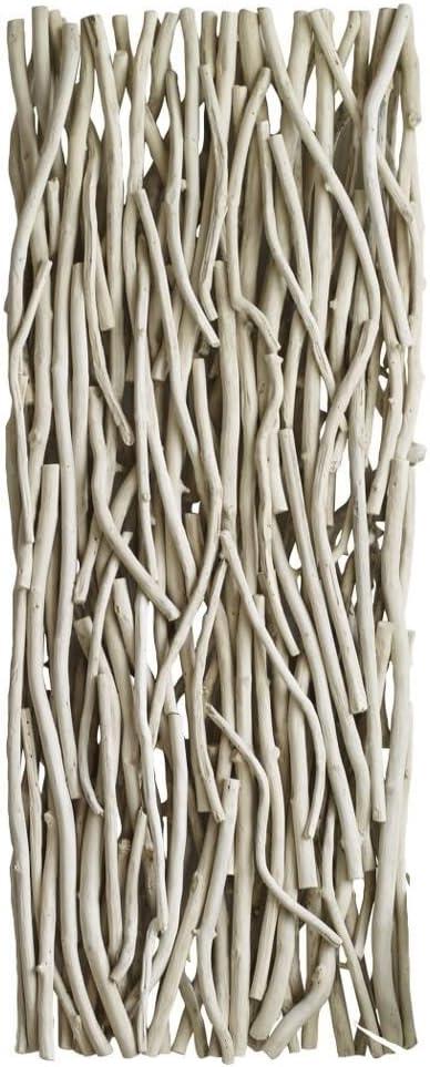 Bleached Teak Branches Wall Decor Panel, 49 x 19 Inches