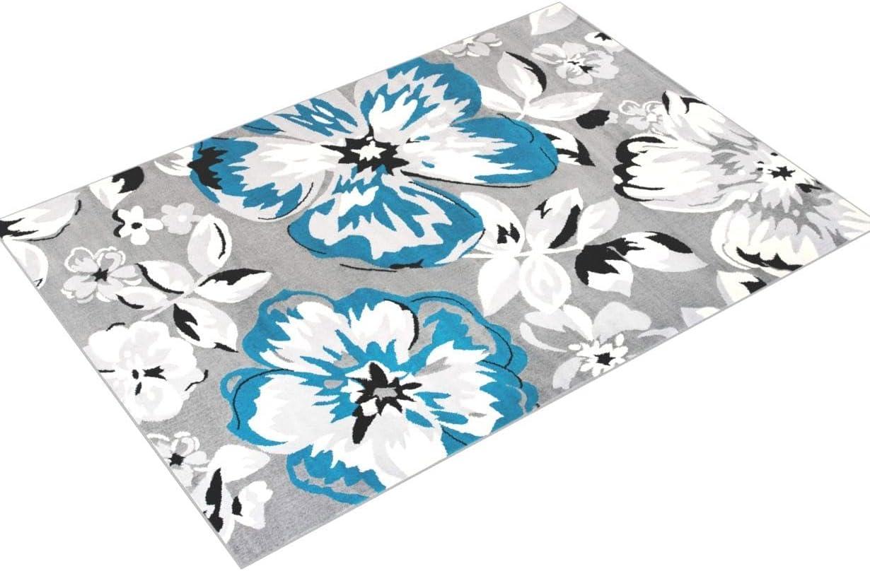 World Rug Gallery Modern Floral Desing Area Rug