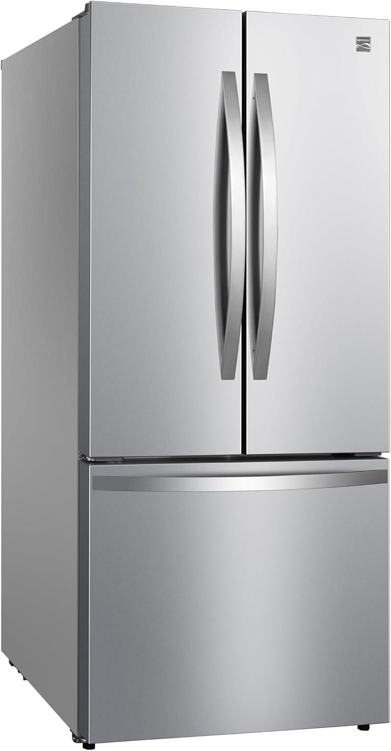 Kenmore 30" 17.5 cu ft Energy Star French Door Refrigerator - Fingerprint Resistant Stainless Steel