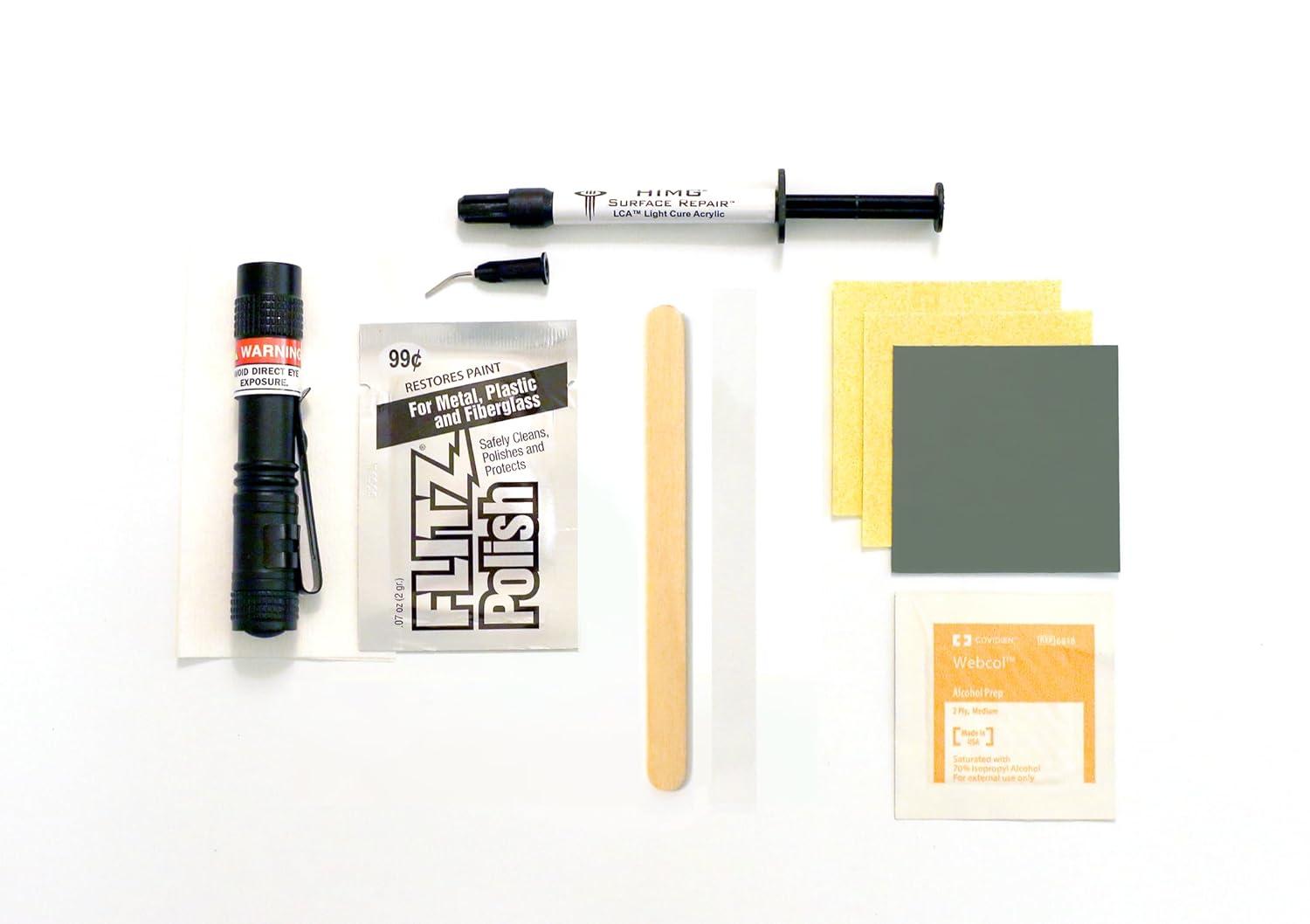 Black Light Cure Acrylic Multi-Surface Repair Kit