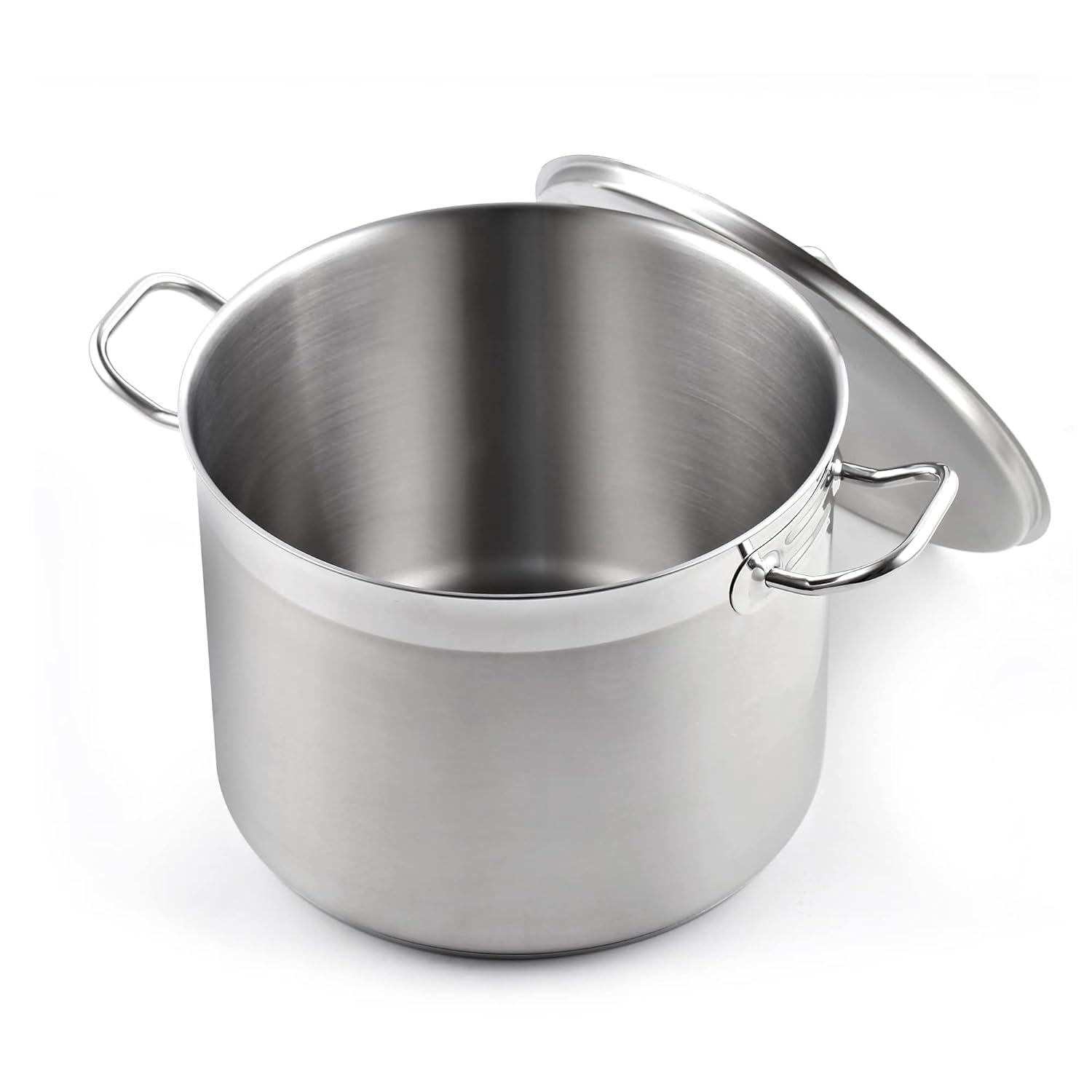Cooks Standard Cooks Standard Professional Stainless Steel Stock Pot with Lid, Silver