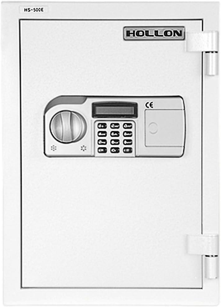 White Fireproof Digital Home Safe with Electric Keypad