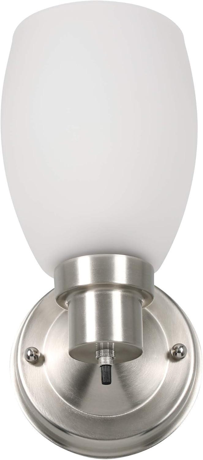 Design House  Lydia Wall Light in Satin Nickel