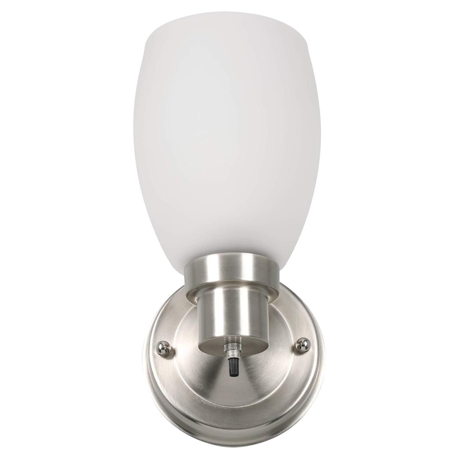 Design House  Lydia Wall Light in Satin Nickel