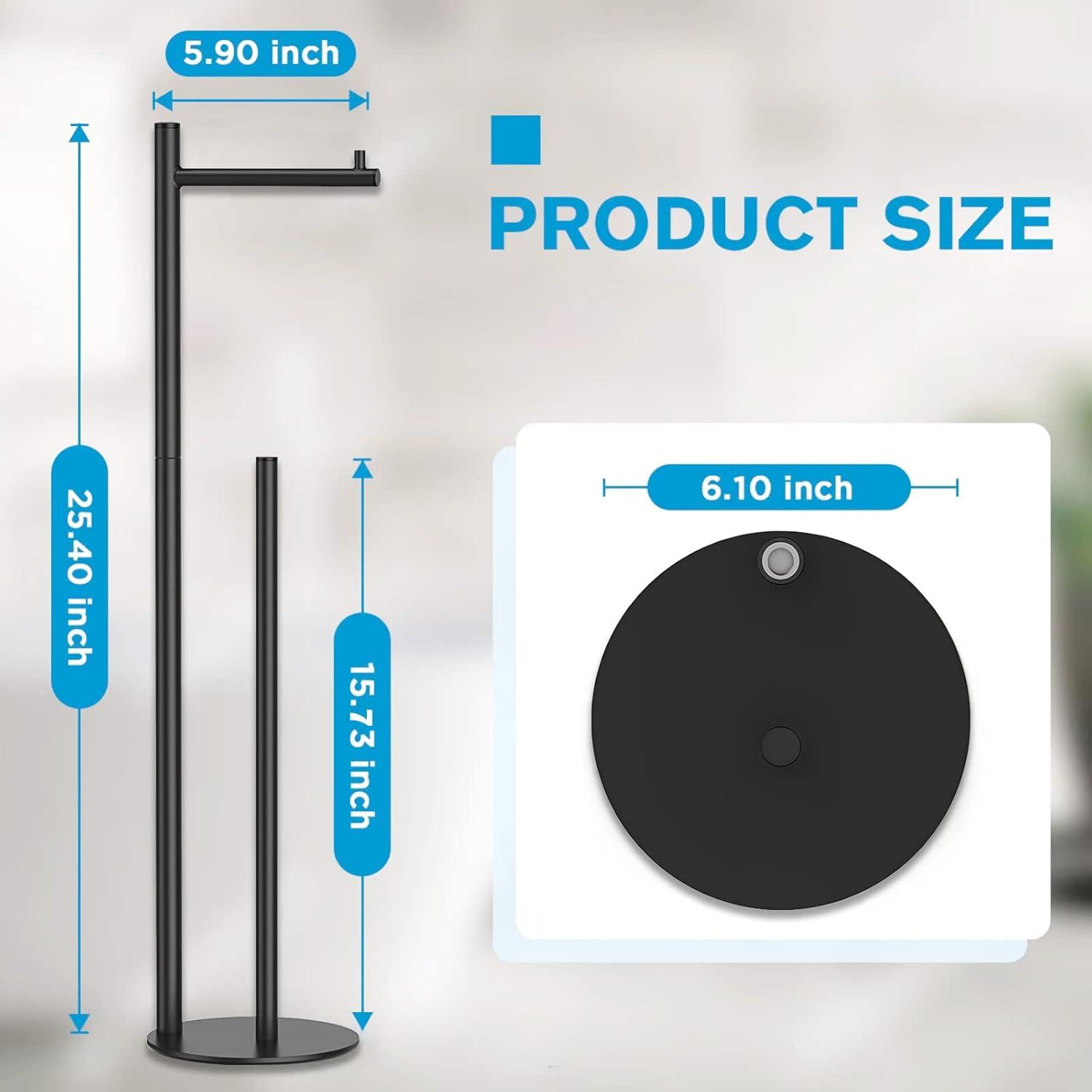 TOPEFIC HPA6LRTN02 Free Standing Toilet Paper Holder
