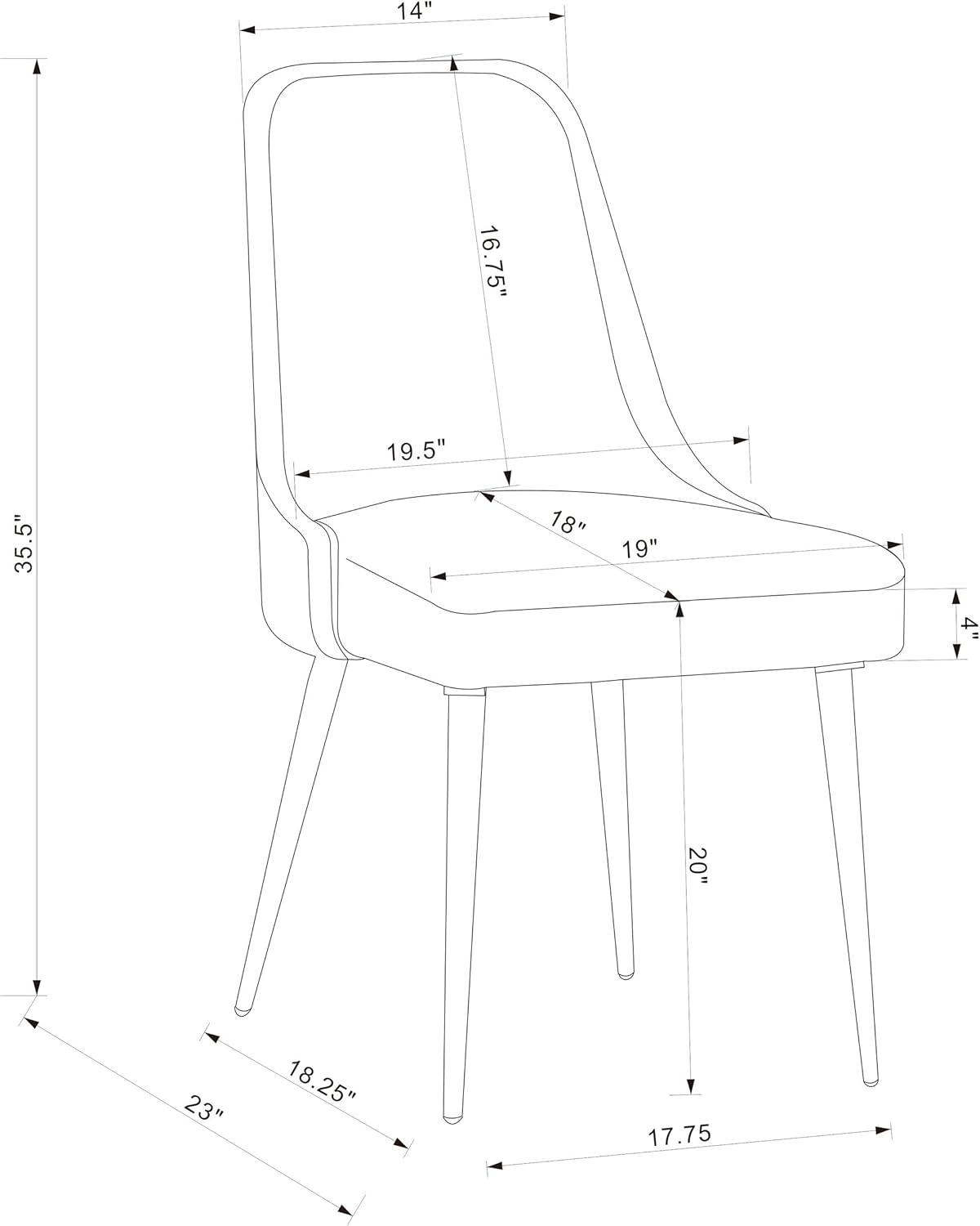 Alan Upholstered Dining Chairs Grey (Set Of 2)