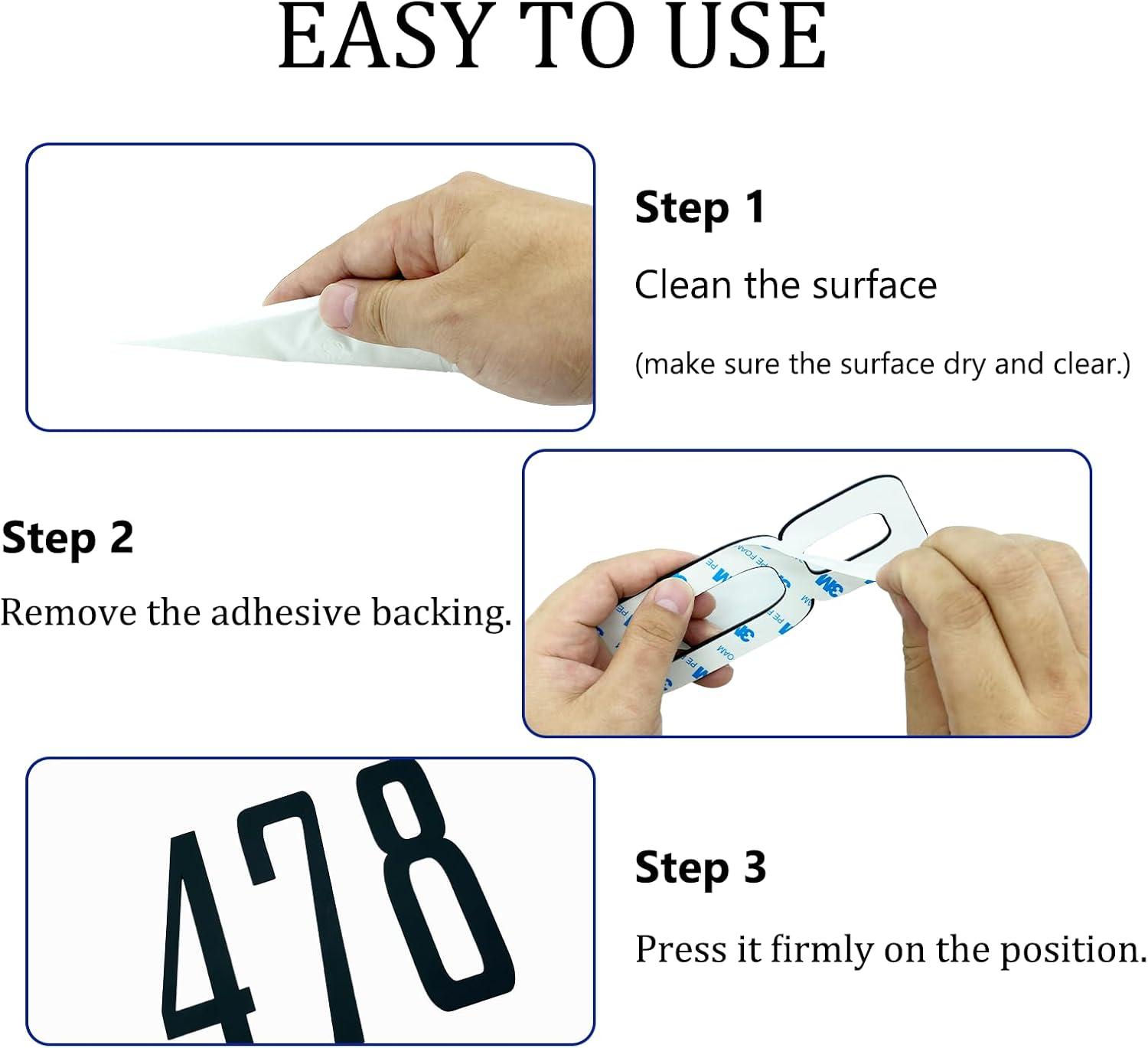 ModernStainlessHardware 6'' H Stainless Steel House Number