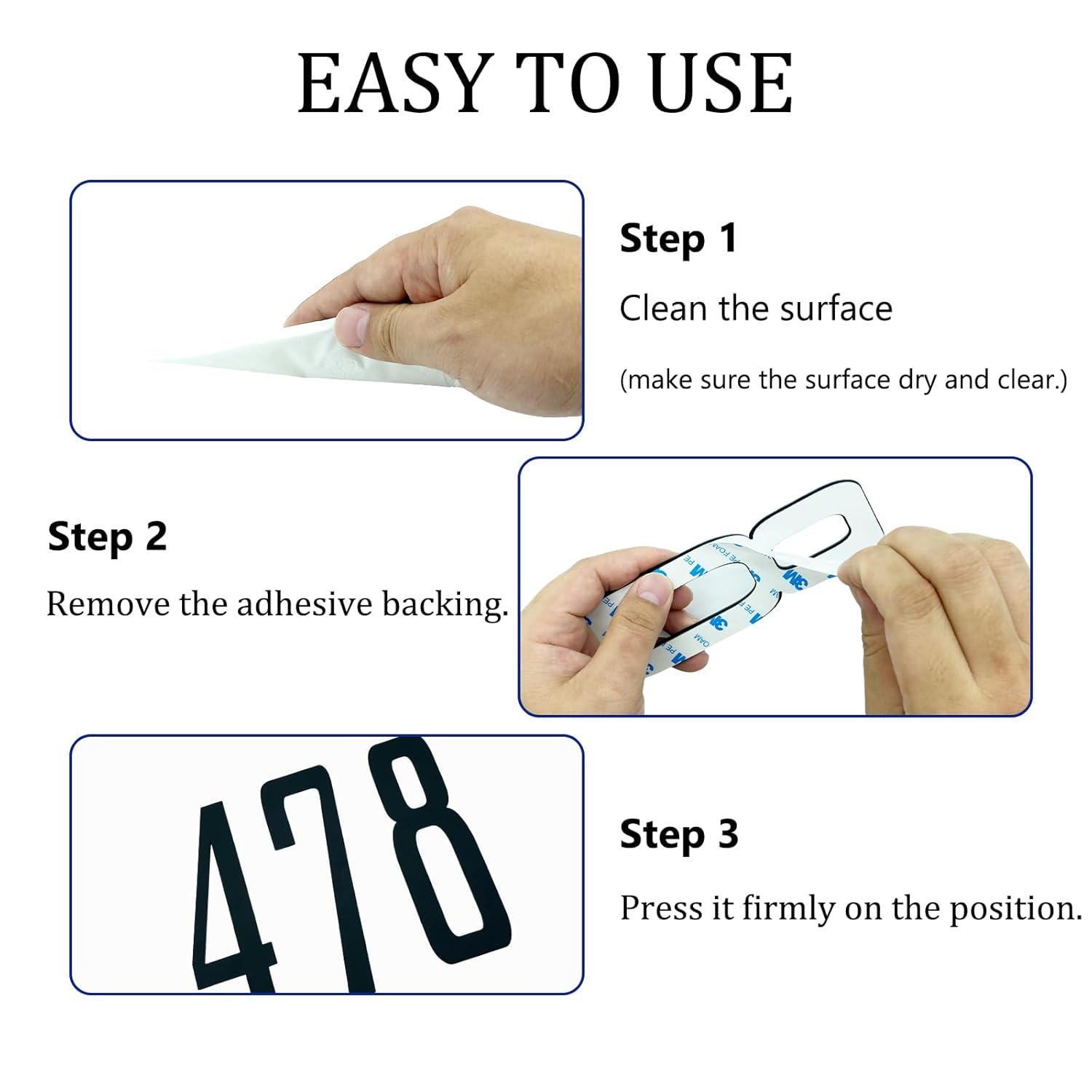 ModernStainlessHardware 6'' H Stainless Steel House Number