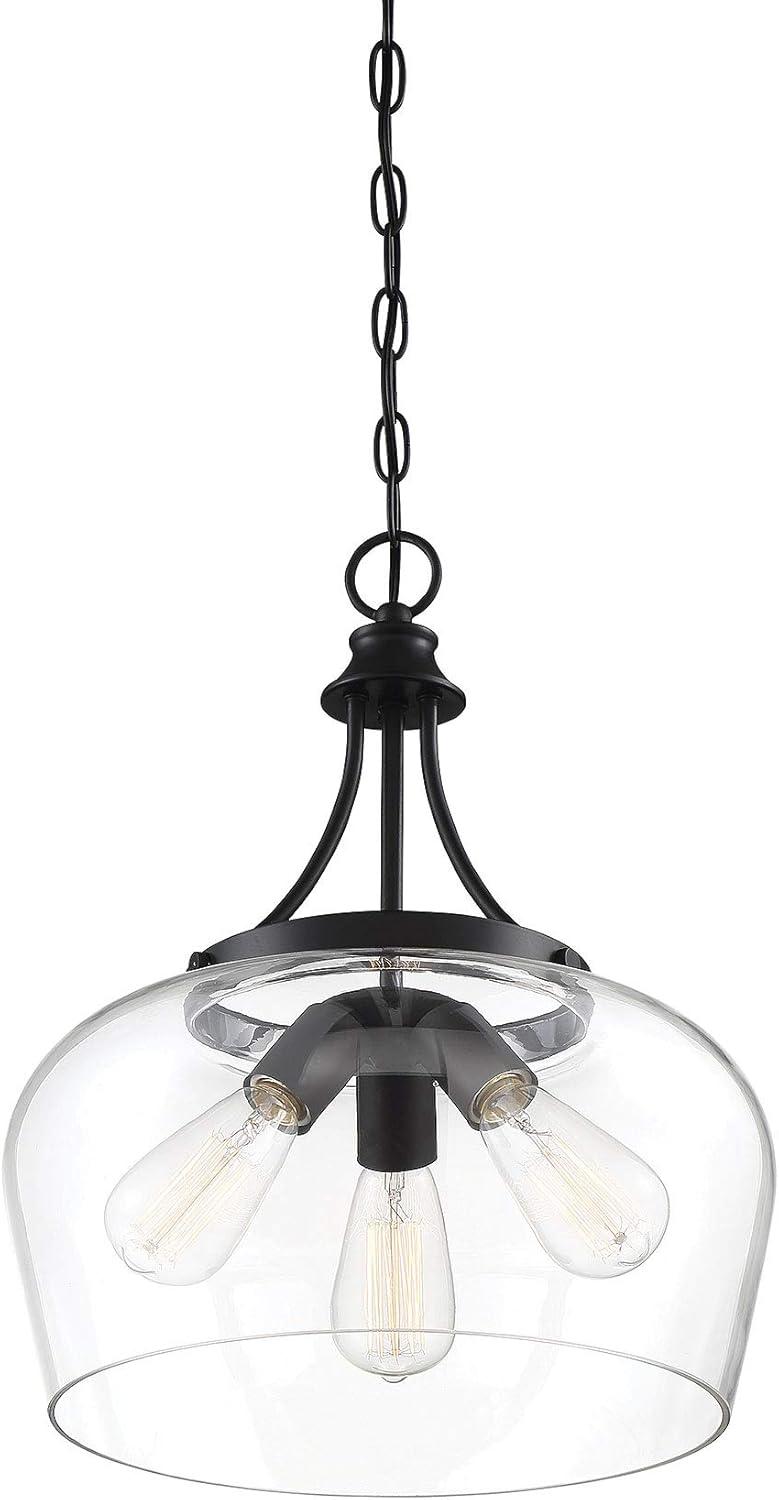 Savoy House Octave 3 - Light Pendant in  Black