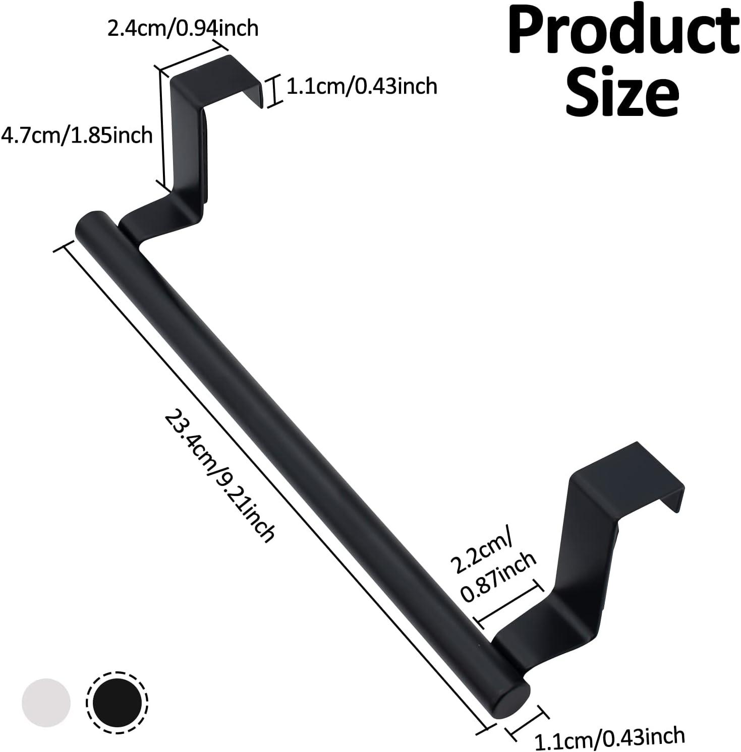 Suploo AUMJJE19 2 Pack Stainless Steel Over Door Towel Rack Bar Holders