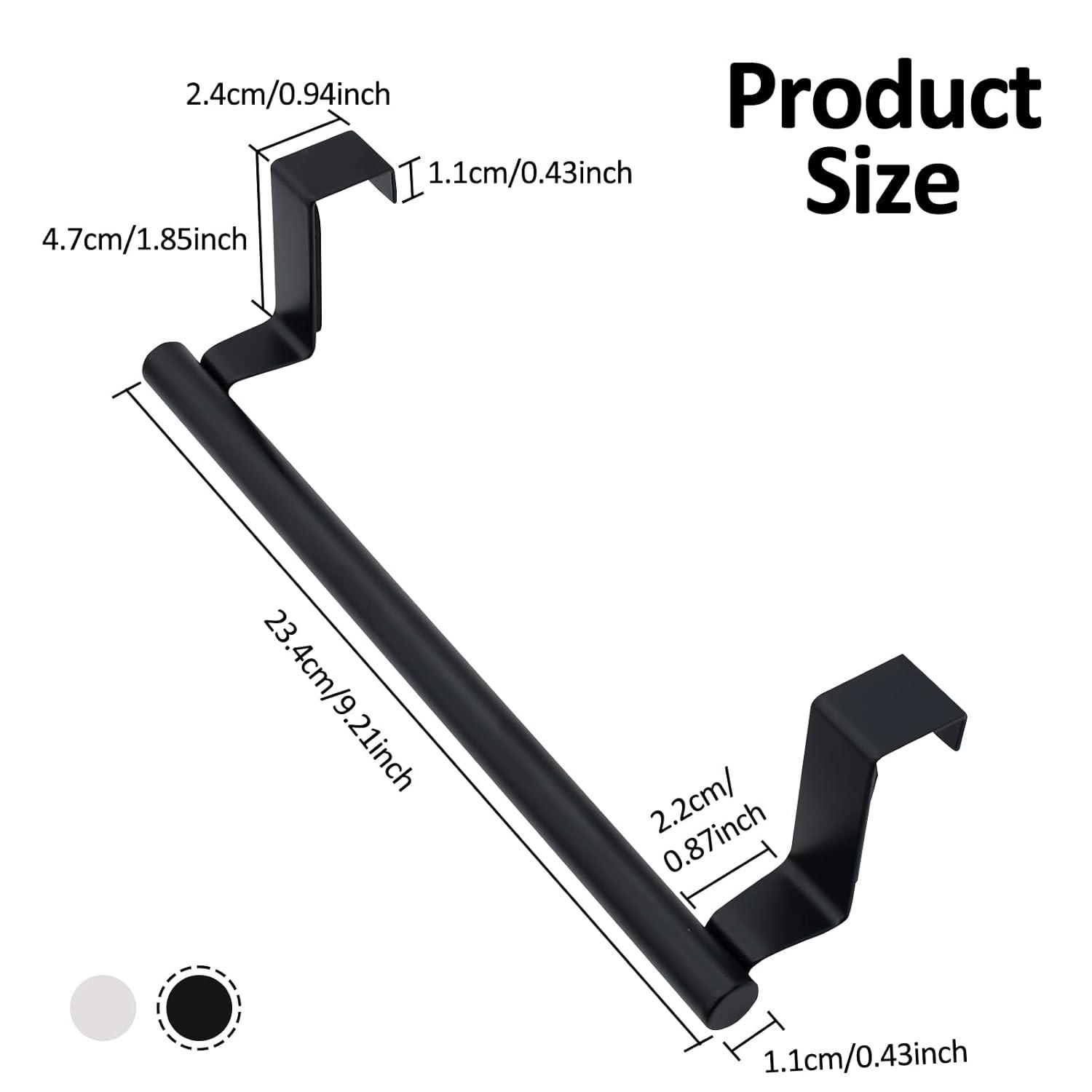 Suploo AUMJJE19 2 Pack Stainless Steel Over Door Towel Rack Bar Holders