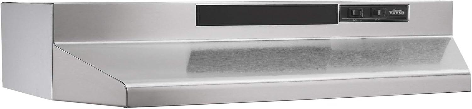 Broan NuTone Broan NuTone 24" Steel 190 CFM Convertible Under Cabinet Range Hood with Mesh Filter F402404