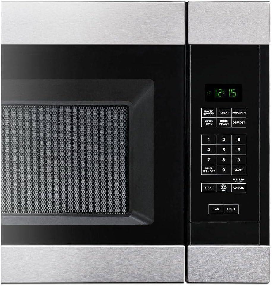 Brand New Amana 1.6 Cu. ft. over the Range Microwave in Stainless Steel