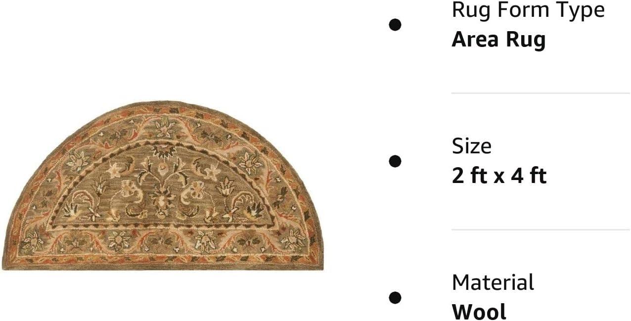 Antiquity AT52 Hand Tufted Indoor Accent Rug - Olive/Gold - 2'x4' - Safavieh