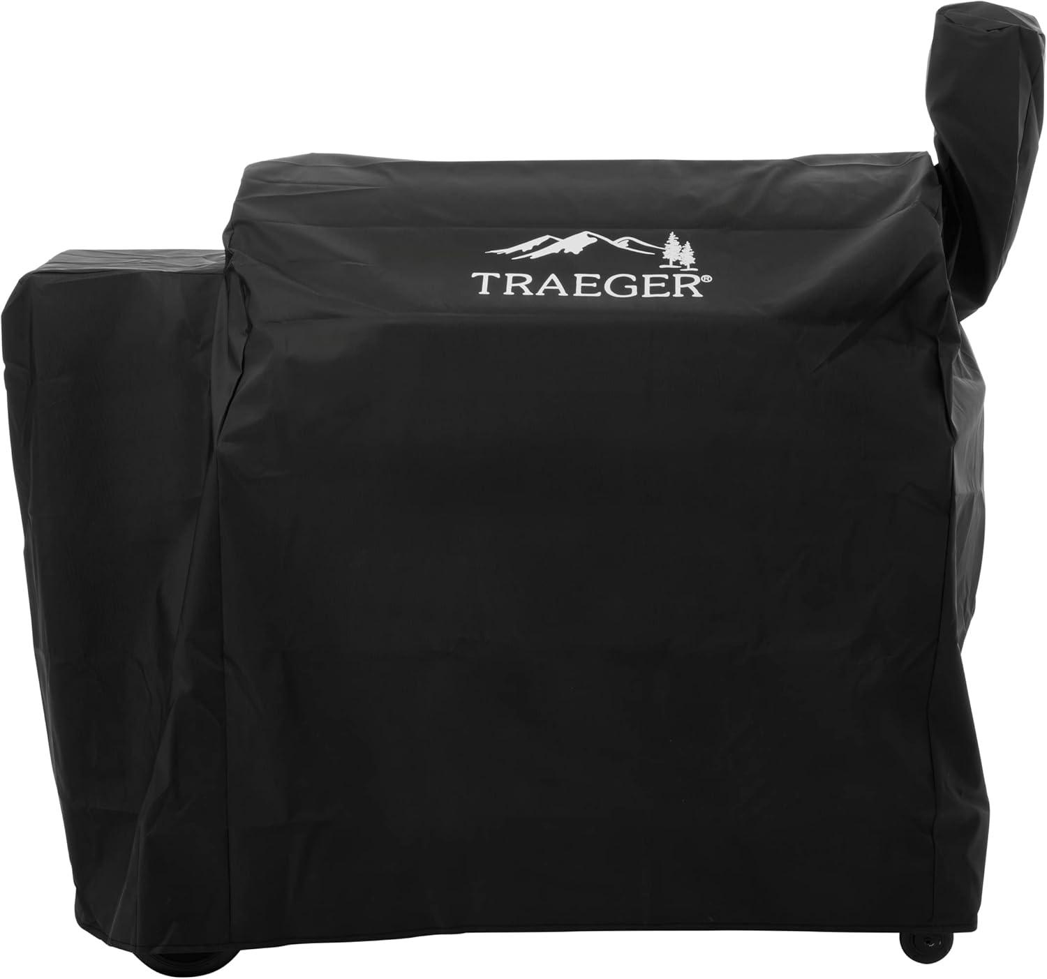 Heavy-Duty Black All-Weather Grill Cover for Pro 34