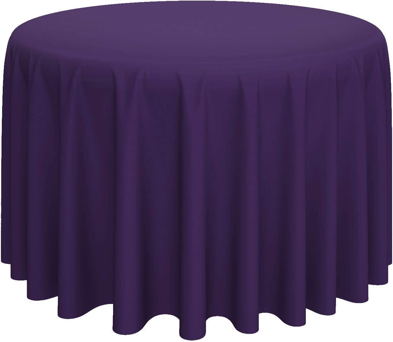 Lann's Linens Solid Color Round Tablecloth