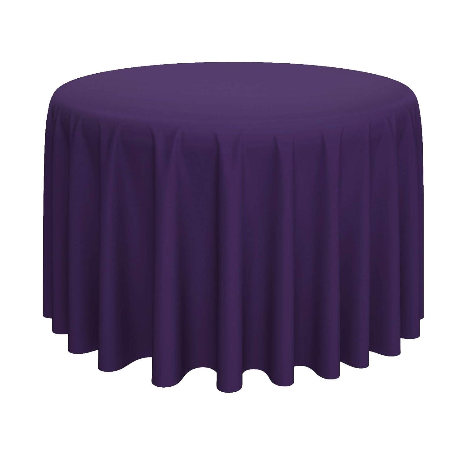 Lann's Linens Solid Color Round Tablecloth