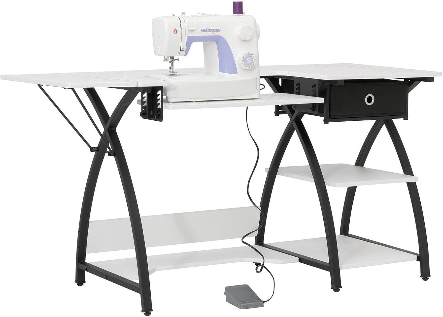 47.25'' x 23.5'' Sewing Table with Sewing Machine Platform