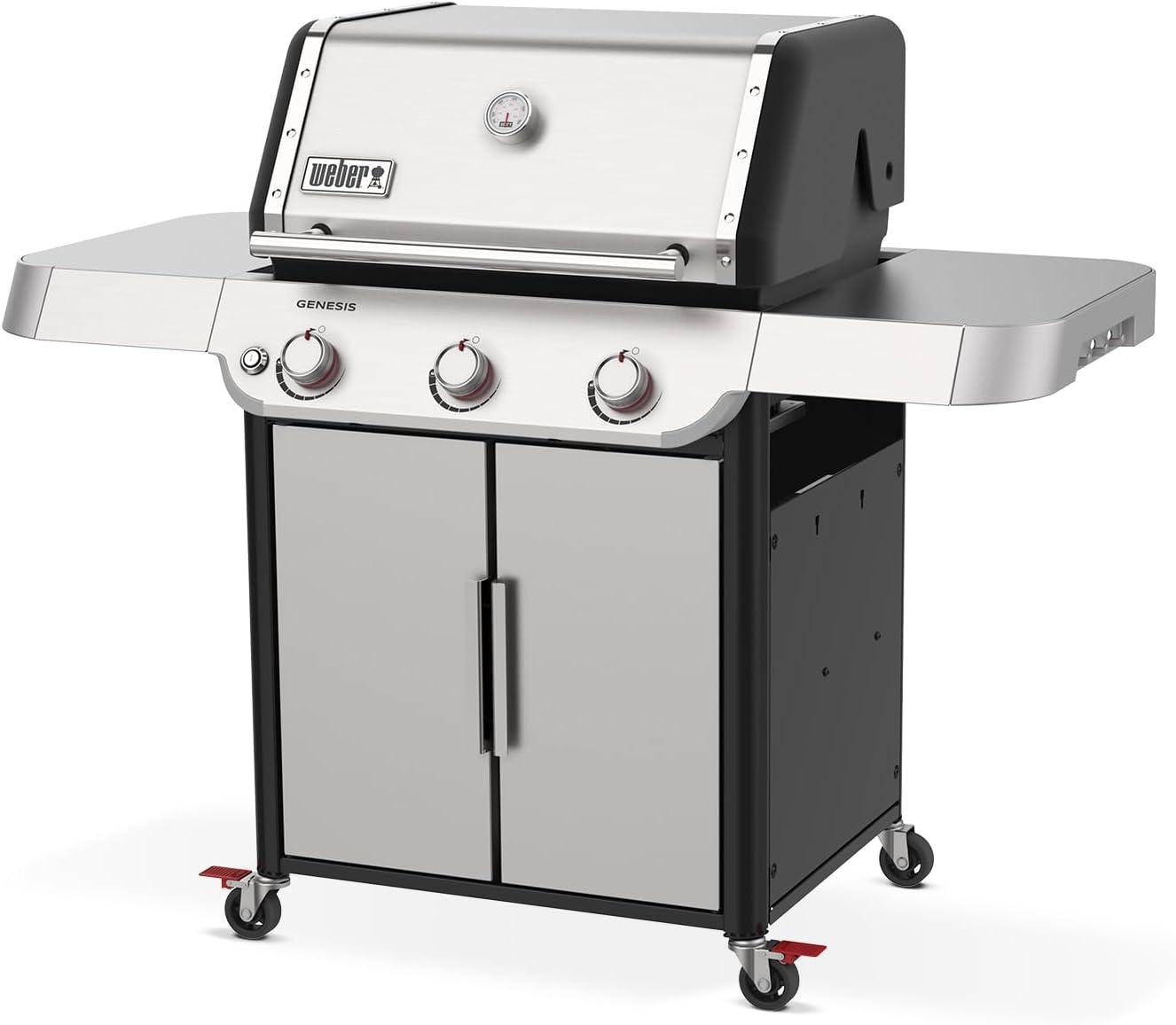 Weber Genesis S-315 3 Burner Liquid Propane Grill Stainless Steel
