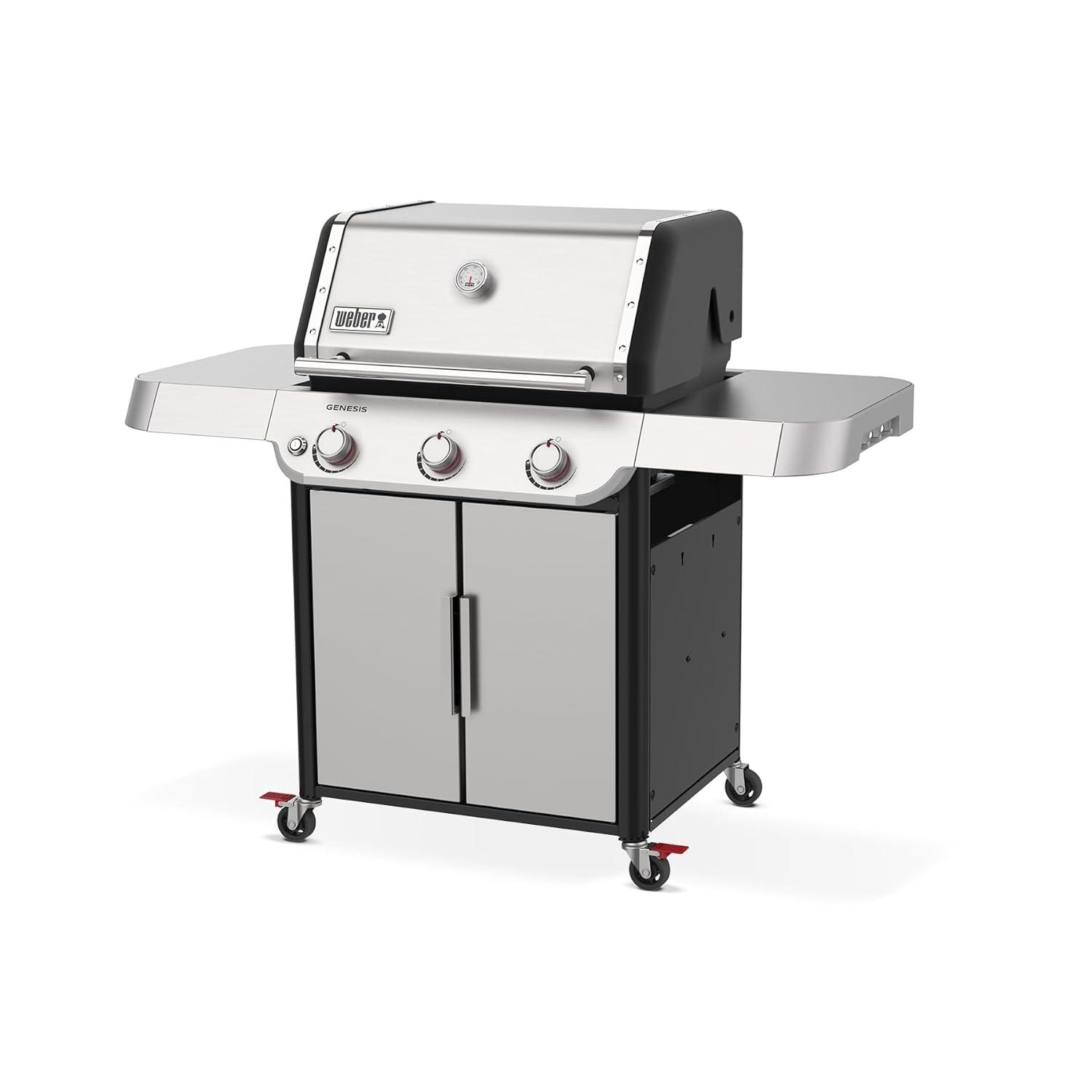 Weber Genesis S-315 3 Burner Liquid Propane Grill Stainless Steel
