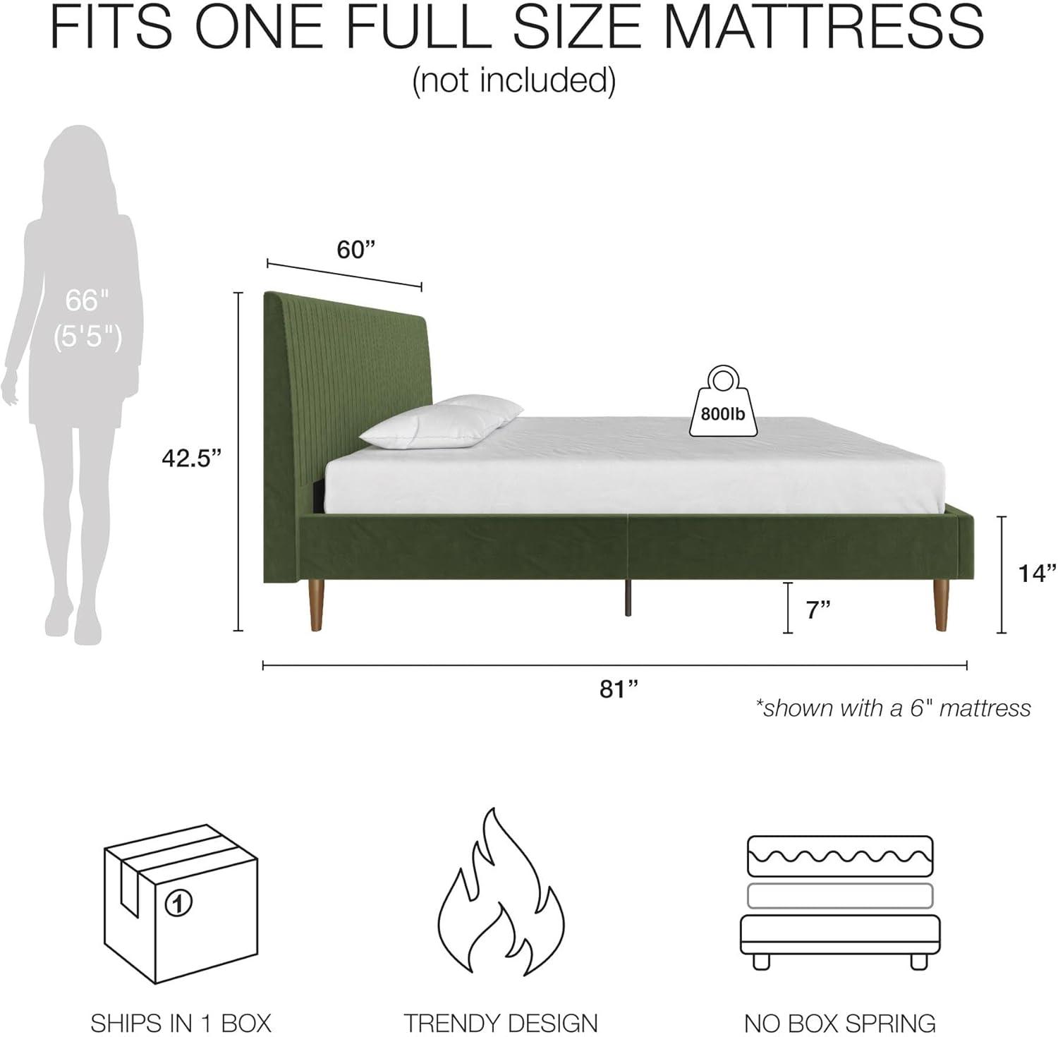 Daphne Upholstered Platform Bed