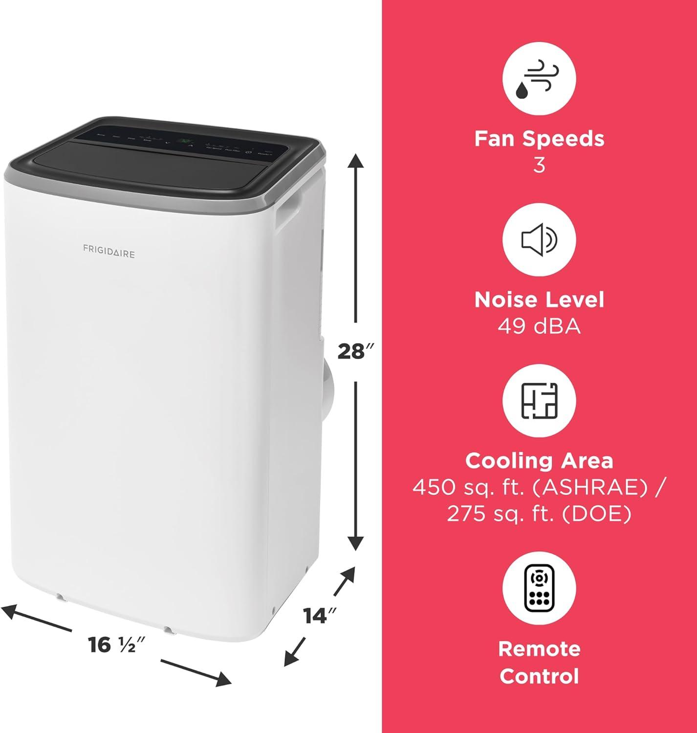 Frigidaire 3-in-1 Portable Room Air Conditioner 10,000 BTU (ASHRAE) / 6,500 BTU (DOE)